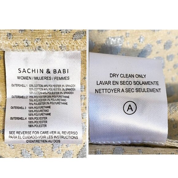 Sachin + Babi Eternity Shift dress in brocade and laser cut panels, size 0, NWT - Picture 6 of 13